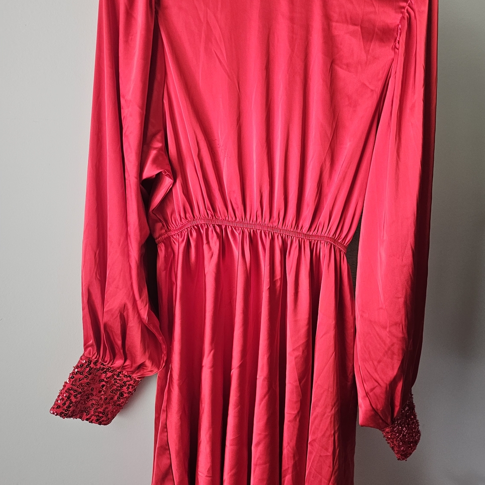 Vine & Love Vibrant Red Dress